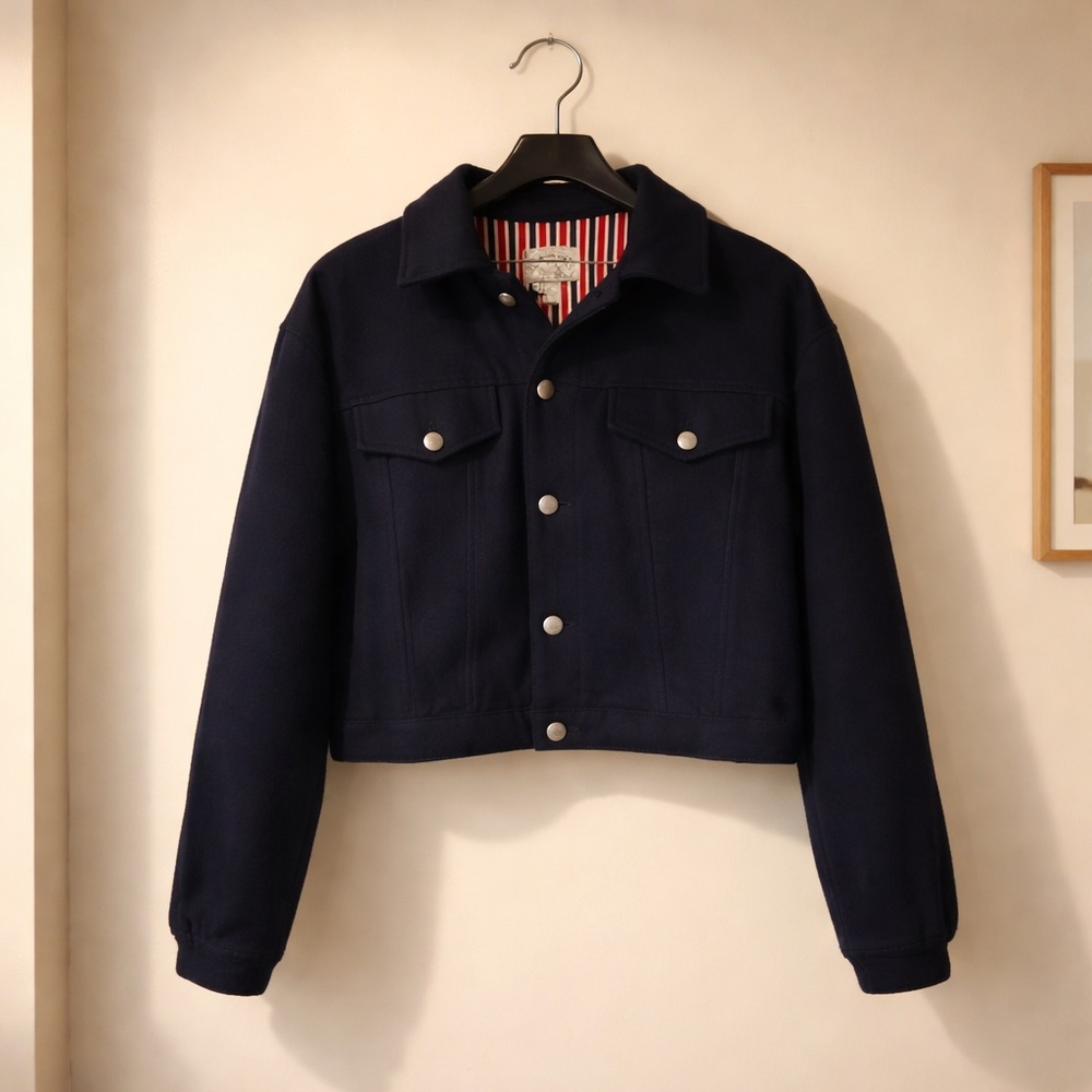 Armani Jeans Navy vintage Coat